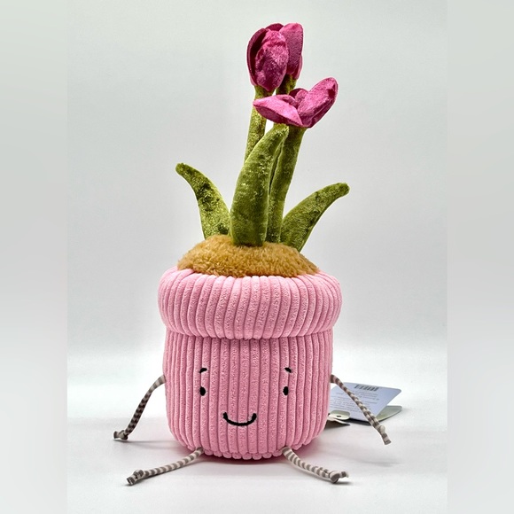 NWT Bunnies By the Bay Window Sill Ulip (Pink) and Window Silly Daffodil (Blue) - Picture 4 of 8